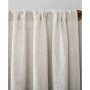 Wallis 52" x 63" Textured Linen Blend Sheer Curtain Panel