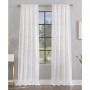 Verge 52" x 84" Geometric Clipped Jacquard Curtain Panel