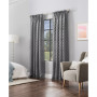 Verge 52" x 84" Geometric Clipped Jacquard Curtain Panel
