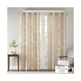 Leilani Palm Leaf Burnout Window Sheer - 50x84" - Natural