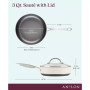Achieve Hard Anodized Nonstick 3 Quart Saute Pan with Lid