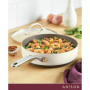Achieve Hard Anodized Nonstick 3 Quart Saute Pan with Lid