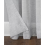 Celeste 52" x 63" Textured Linen Blend Sheer Curtain Panel