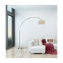 Elena 80" LED Arch Floor Lamp with Dimmer Switch