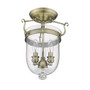 Jefferson 3-Light 14" Ceiling Mount
