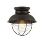 Trade Winds Lakeshore Semi-Flush Mount Ceiling Light in Oil Rubbed Bronze
