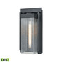 Overton 1 Outdoor Sconce Matte Black