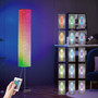 Honors Color Changing RGB Floor Lamp Paper And Chrome Standing Lamp with Remote