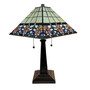 Tiffany Style Floral Mission Table Lamp