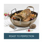Advanced Home Hard-Anodized 16" x 13" Nonstick Roaster Set