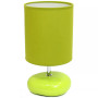 Simple Designs Stonies Small Stone Look Table Bedside Lamp