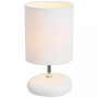 Simple Designs Stonies Small Stone Look Table Bedside Lamp
