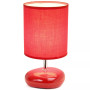 Simple Designs Stonies Small Stone Look Table Bedside Lamp