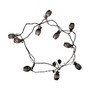 Four Seasons Sienna FS Pineapple Set String Lights, Brown, 10'