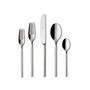 New Wave Flatware Stainless Steel 20 Piece Set, Service For 4