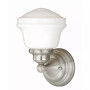 Huntley Farmhouse Bathroom Vanity Wall Light Schoolhouse Glass