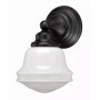 Huntley Farmhouse Bathroom Vanity Wall Light Schoolhouse Glass