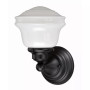 Huntley Farmhouse Bathroom Vanity Wall Light Schoolhouse Glass