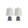 Justina Ceramic Mini Table Lamp, Set of 2