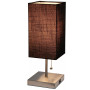 Petite Stick Lamp with USB Charging Port and Shade