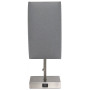 Petite Stick Lamp with USB Charging Port and Shade