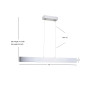 Draper 40" Dimmable Adjustable Integrated LED Metal Linear Pendant