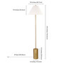 Somerset Floor Lamp with Empire Shade