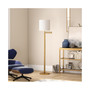 Moby Swing Arm Floor Lamp with Drum Shade
