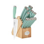 17 Piece Epicure Pistachio Block Cutlery Set