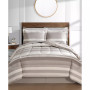 Austin Stripe/Solid Reversible 8 Pc. Comforter Set, Created for Macy's