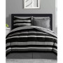 Austin Stripe/Solid Reversible 8 Pc. Comforter Set, Created for Macy's