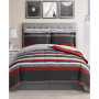 Austin Stripe/Solid Reversible 8 Pc. Comforter Set, Created for Macy's