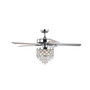Jay 52" 3-Light Indoor Remote Controlled Ceiling Fan with Light Kit