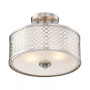 Trade Winds Hutchins Semi-Flush Mount Drum Ceiling Light