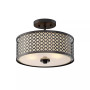 Trade Winds Hutchins Semi-Flush Mount Drum Ceiling Light