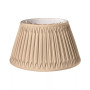 Cloth&Wire Slant Shallow Drum with Double Smocked Pleat Softback Lampshade