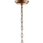 Isabelle 20" Adjustable Metal/Glass LED Pendant
