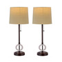 Table Lamps with USB Port, Set of 2