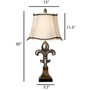 Fleur-De-Lis Table Lamp