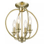 Milania 4- Light Metal Pendant