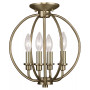 Milania 4- Light Metal Pendant