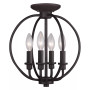 Milania 4- Light Metal Pendant