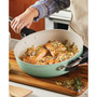Hard Anodized Ceramic Nonstick 5 Quart Saute Pan with Lid
