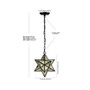 Stella Moravian Star Glass LED Pendant