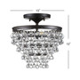 Toronto Metal or Crystal Led Flush Mount