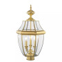 Monterey 3-Light Outdoor Classic Color Post Lantern