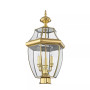 Monterey 3-Light Outdoor Classic Color Post Lantern
