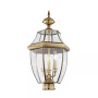 Monterey 3-Light Outdoor Classic Color Post Lantern