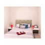 Simple Designs Stonies Small Stone Look Table Bedside Lamp 2 Pack Set