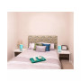 Simple Designs Stonies Small Stone Look Table Bedside Lamp 2 Pack Set